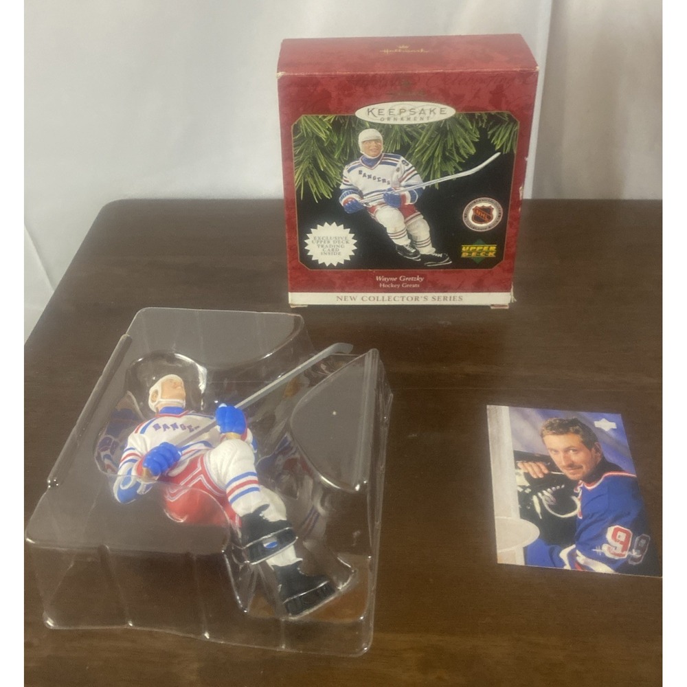 Wayne Gretzky 1997 Hallmark NHL‎ Hockey Greats 1st in Series Ornament New